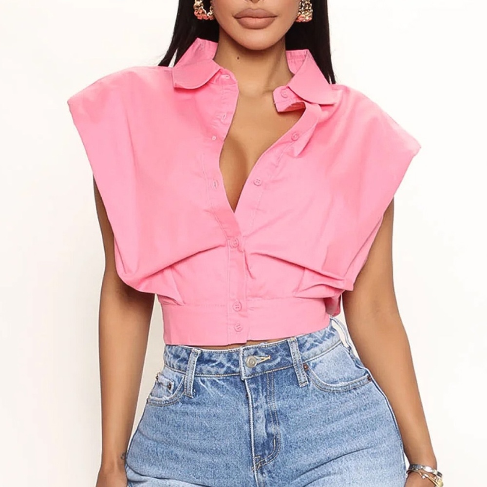 Fashion Nova Button Top
